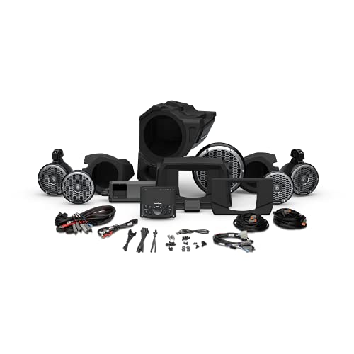 Rockford Fosgate RZR14-STG5 Audio Kit: PMX-3 Receiver, 1500-Watt Amp, M2 Series Color Optix Multicolor LED Lighted Front Speaker, Subwoofer & Rear Speaker Kit for Select RZR Models (2014-2021) Rockford Fosgate RZR14-STG5 Audio Kit: PMX-3 Receiver, 1500-Watt Amp, M2 Series Color Optix Multicolor LED Lighted Front Speaker, Subwoofer & Rear Speaker Kit for Select RZR Models (2014-2021)